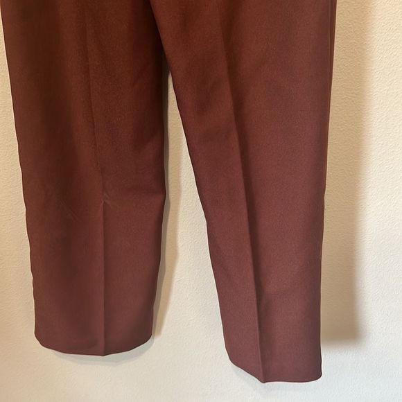 JC Penny Pleated Rust Trousers - Picture 6 of 7